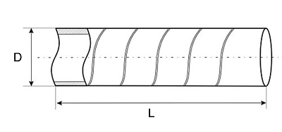Воздуховод спирально навивной оцинкованная сталь схема 2
